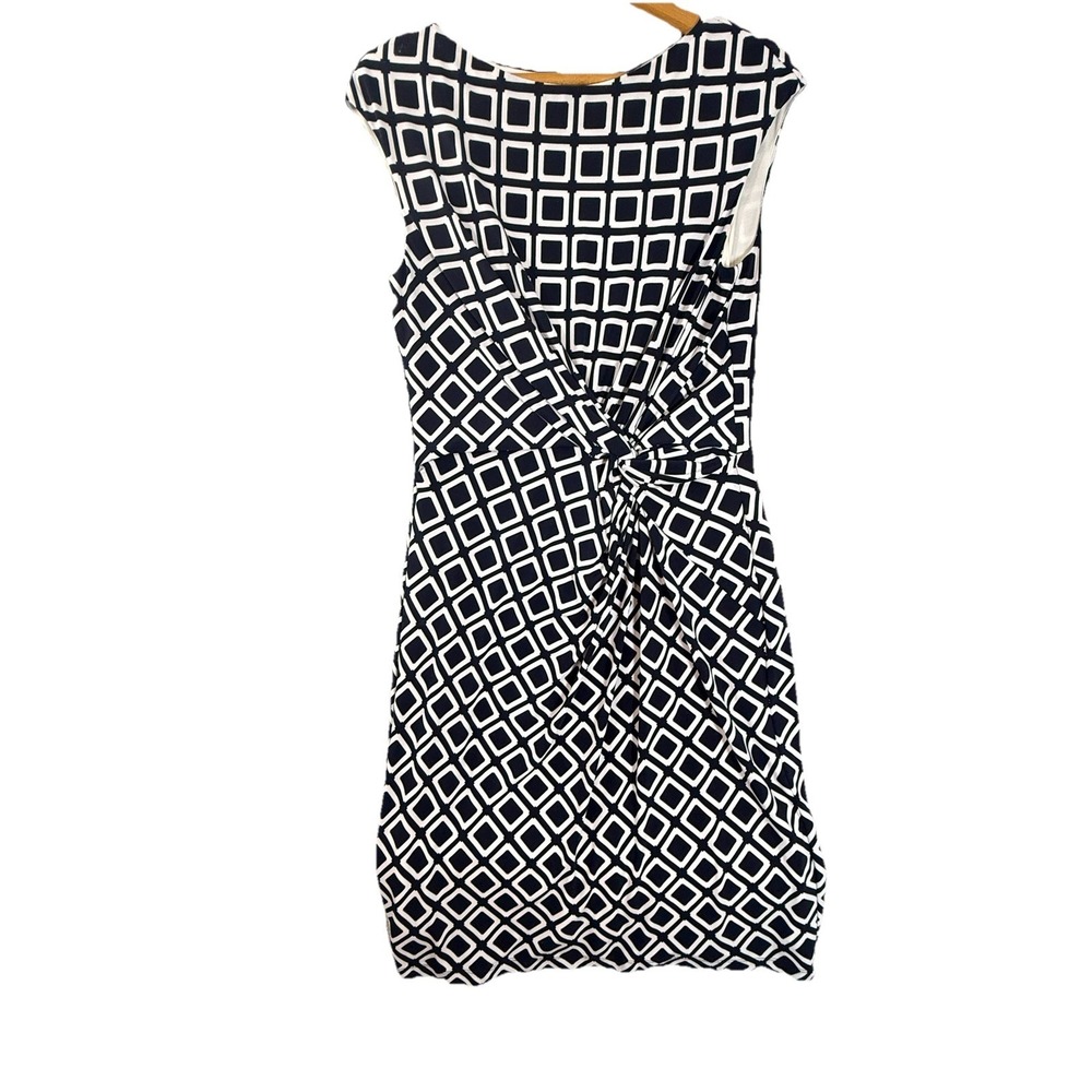 Lauren Ralph Lauren Dress 14 Stretch Ruched Office To Cocktail Easy Wear